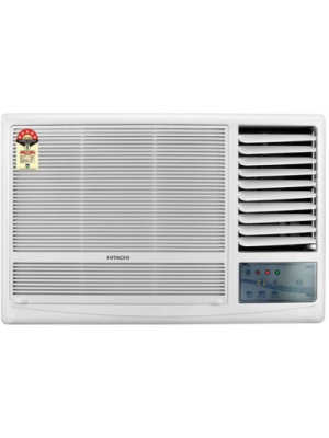 hitachi 1.5 ton 3 star window ac copper raw318kxdai white