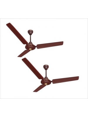 Activa APSRA BROWN 5 STAR ( PACK OF TWO ) 3 Blade Ceiling Fan(BROWN)