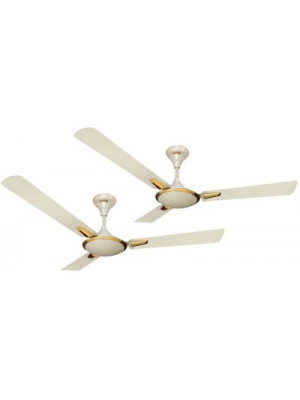 Activa ORNET 5 STAR ( PACK OF TWO ) 3 Blade Ceiling Fan(IVORY)