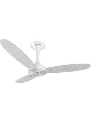 Orient Cyril 3 Blade Ceiling Fan Pearl White Silver Lowest Price