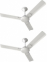 Havells Enticer Pack of 2 Fans 3 Blade Ceiling Fan(Pearl White Chrome)