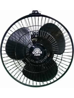 Sonya 9 inch HS CABIN/WALL 3 Blade Wall Fan(BLACK)