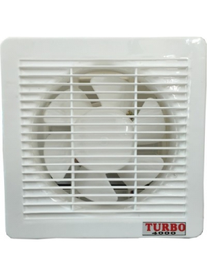 Turbo 4000 Ventilation 10 inch 6 Blade Exhaust Fan(White)