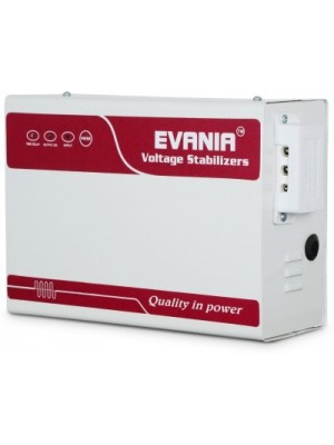 EVANIA EVS4KVA-EB26 Voltage Stabilizer(White, Maroon)