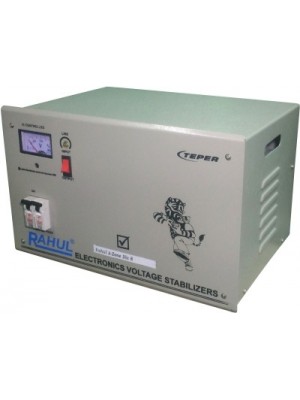 RAHUL A-ZONE DLX C8 KVA/32 AMP In Put 100-280 Volt 5 Step Main Line Copper Transformer Auto Matic Au