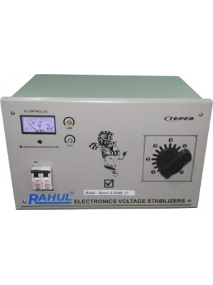 RAHUL E-ZONE C10 KVA/40 AMP IN PUT 90-260 VOLT MAIN LINE COPPER TRANSFORMER AUTO CUT Auto Cut Stabil
