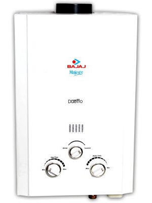 Bajaj 6 L Gas Water Geyser(White, Majesty Duetto Gas Water Heater (LPG))