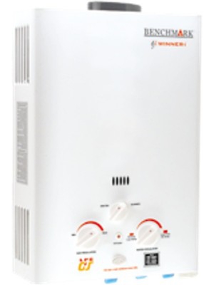 Benchmark 6 L Gas Water Geyser(White, 6 Liter Winner-i LPG)