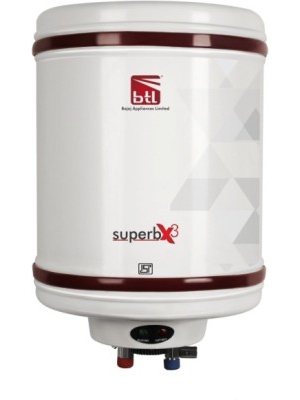 BTL 15 L Storage Water Geyser(White, Bajaj X3 Metal)