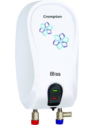 Crompton 1 L Instant Water Geyser(White, BLISS)