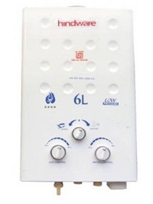 Hindware 6 L Instant Water Geyser(White, 6 Ltrs Gas Geyser)