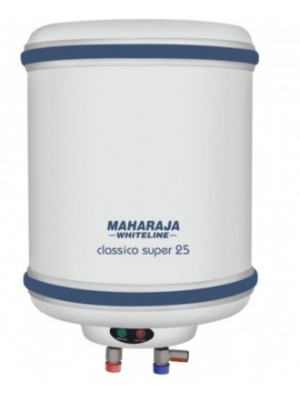 Maharaja Whiteline 25 L Storage Water Geyser(White, Blue, 25 Ltr Ltr Classico Super 25(WH-132) Stora