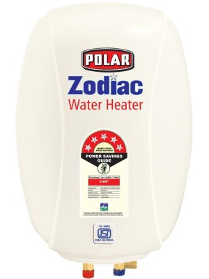 Polar 15 L Storage Water Geyser(White, ZODIAC)
