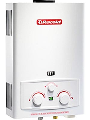 Racold 5 L Gas Water Geyser(White, Racold Flue Pipe Gas Water Geyser)