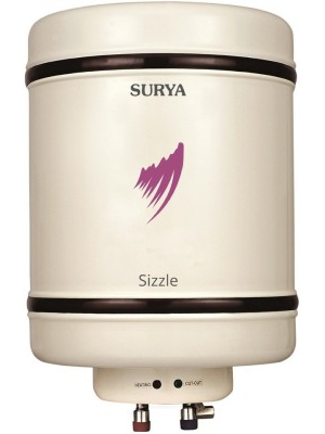 Surya 25 L Storage Water Geyser(White, Black, Sizzle)