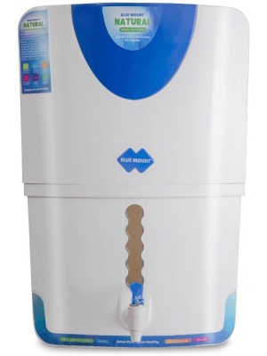 Blue Mount Natural alkaline 12 L RO Water Purifier(White, Blue)