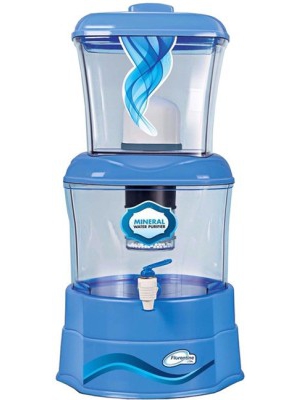 Florentine Homes Mineral Pot Designer’s Choice - Clair 12 L Gravity Based Water Purifier(Blue)