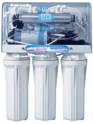 Kent Excell Plus 7 L RO + UV Water Purifier(White)