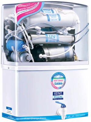 Kent Grand 8 L RO + UV +UF Water Purifier(White)