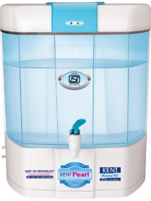 Kent Pearl Mineral RO 8 L RO + UV +UF Water Purifier(White & Blue)