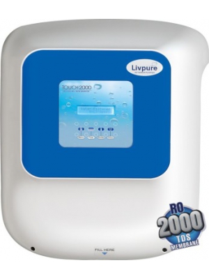 Livpure Touch 2000 8.5 L RO + UV Water Purifier(White)