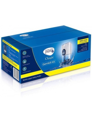 Pureit Germ Kill Kit Compact 1250 L Gravity Based Water Purifier(White)
