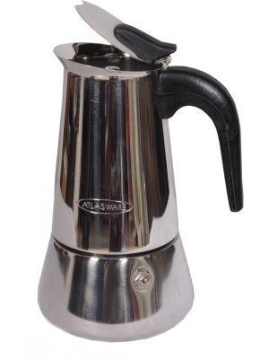 ATLASWARE cups6 6 cups Coffee Maker(STEEL)