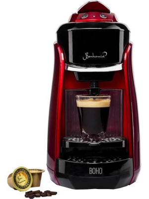 Bonhomia BB01R100 1 cups Coffee Maker(Red)