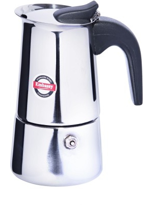 Embassy Percolator 4.0 4 cups Coffee Maker(Steel)