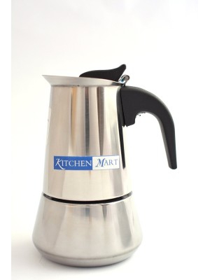 Kitchen Mart Percolator 220 ml 2 cups Coffee Maker(Steel)