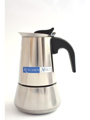 Kitchen Mart Percolator 320 ml 4 cups Coffee Maker(Steel)