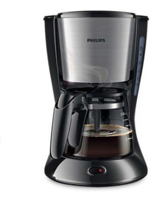 Philips 7434/20 4 cups Coffee Maker(Black, Metal)