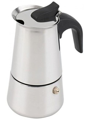 SVA coffee maker 4 cup 4 cups Coffee Maker(Stainless steel)