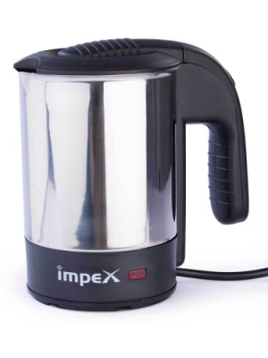 Impex STEAMER 500C Electric Kettle(.5 L, Black | Silver)