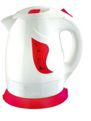 Shrih SH - 02649 Red Concealed Element 1 Litre Electric Kettle(1 L, Red And White)