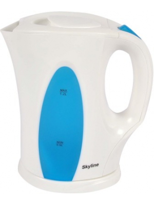 Skyline VI-9003 Electric Kettle(1.2 L, BLUE AND WHITE)
