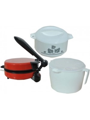 WELLWON ROTI MAKER COMBO RED Roti/Khakhra Maker(RED AND WIGHT)