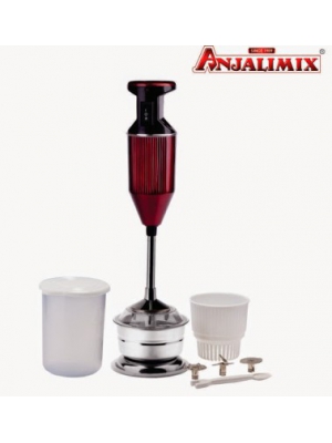 Anjalimix Silver magic 200 W Hand Blender(Red)
