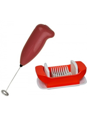#° DEGREES # Brown Coffee/Milk/Egg Beater Mixer Shaker With Salad Maker 3 W Hand Blender(Brown)