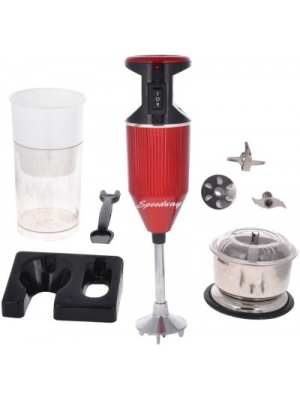 speedway Combo Pack of Chopper SM-4 Plus 200 W Hand Blender(Red)