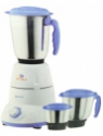 Bajaj Bravo Dlx 500 W Mixer Grinder(White, Blue, 3 Jars)