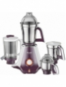 Preethi Taurus 750 W Mixer Grinder(white and purple, 4 Jars)