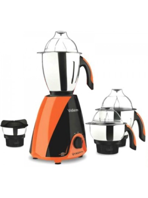 Vidiem VTRON Plus 900 W Juicer Mixer Grinder(Orange &Black, 4 Jars)