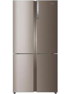 haier hrb 738gg 712 ltr side by side refrigerator