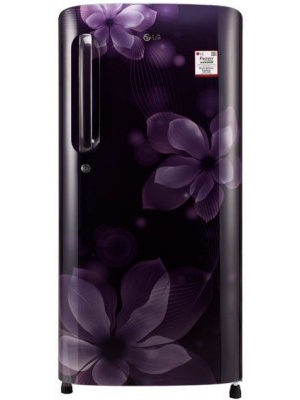 LG 190 L Direct Cool Single Door Refrigerator(GL-B201APOX, purple orchid, 2017)