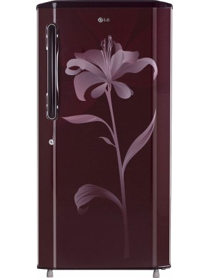 LG 215 L Direct Cool Single Door Refrigerator(GL-B225BSLL, Scarlet Lily)