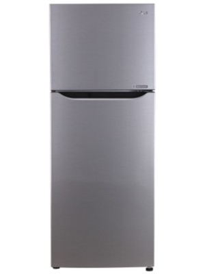 LG 255 L Frost Free Double Door Refrigerator(GL-F282RPZX, Shiny Steel, 2017)