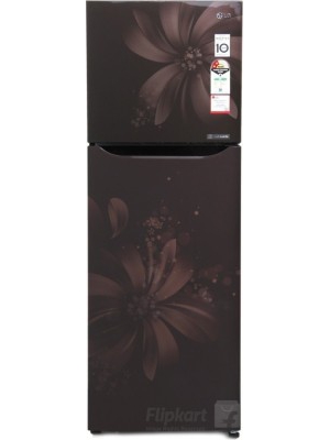 LG 255 L Frost Free Double Door Refrigerator(GL-Q282SHAR, Hazel Aster, 2017)