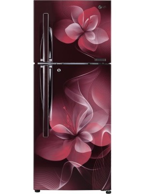 lg 260 l 3 star frost free double door refrigerator