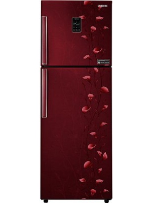 SAMSUNG 321 L Frost Free Double Door Refrigerator(RT33JSMFERZ, Tender Lily Red)